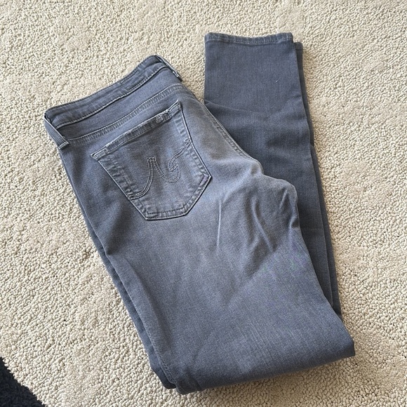 AG The Legging Ankle Super Skinny Jeans in Gray Size 28R - Picture 2 of 6